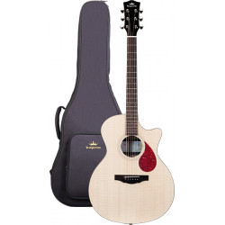 Kepma G141 Grand Auditorium Natural - Guitare acoustique série Green Earth (+ housse)