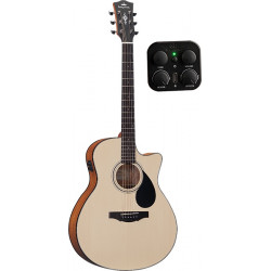 Kepma EACE-K10 Grand Auditorium Natural - Guitare électro-acoustique série Plytone