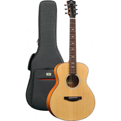 Kepma FS36 Mini OM Natural - Guitare acoustique série Travel (+ housse)