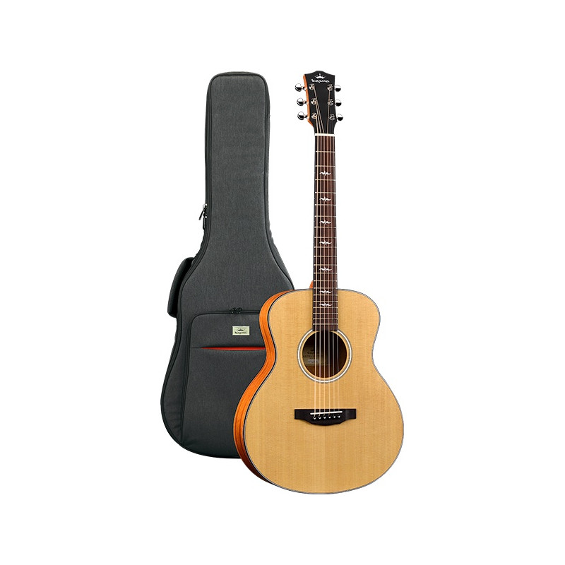Kepma FS36 Mini OM Natural - Guitare acoustique série Travel (+ housse)
