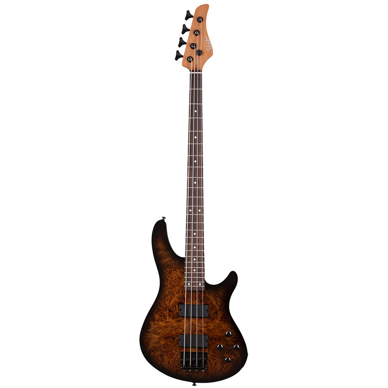 Schecter C-4-STD-TB - Basse 4 cordes - Tobacco Burl Schecter C-4-STD-TB - Basse 4 cordes - Tobacco Burl