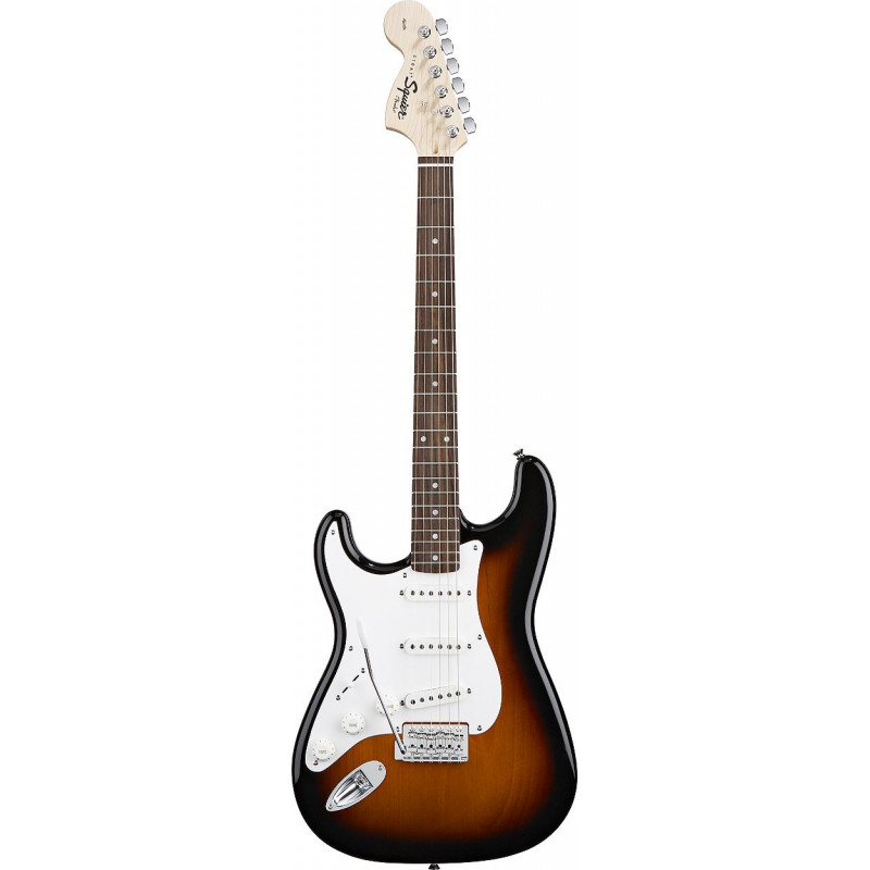 Guitare Squier Affinity Stratocaster- gaucher - Brown Sunburst