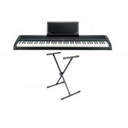 Korg B1 noir  - Piano numérique 88 notes + Stand en X