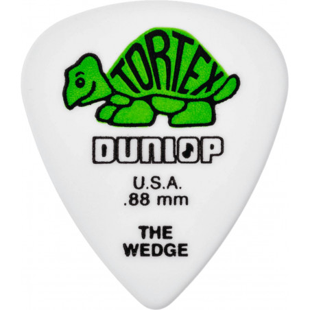 Dunlop 424R88  - Médiator Tortex Wedge - 0.88 mm