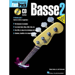 Fast Track - Bass 2 - Méthode guitare basse en Français Allemand (+ CD)